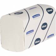 H&Atilde;&yen;ndkl&Atilde;&brvbar;deark, Kimberly-Clark Kleenex, 2-lags, W-fold, 41,5x21,5cm, 10,5 cm, hvid, blandingsfibre