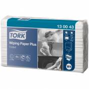 Industriaft&Atilde;&cedil;rring, Tork W4 Plus, 2-lags, 32,4x38,5cm, hvid, 100% nyfiber