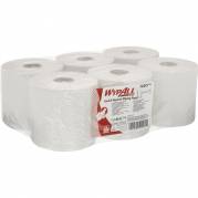 H&Atilde;&yen;ndkl&Atilde;&brvbar;derulle, Kimberly-Clark Wypall L10, 1-lags, Midi, 239,4m x 18,5cm, &Atilde;&tilde;20cm, hvid, 100% genbrugspapir *Denne vare tages ikke retur*