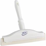 H&aring;ndskraber, Vikan Hygiejne, hvid, med fast led, hvidt gummi, 25 cm