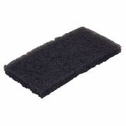 Skurefiber, Vikan, 245x115x30mm, brun, polyester, grov skureeffekt