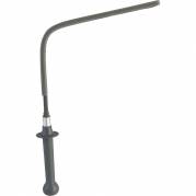 Holder til interi&oslash;rh&aring;ndmoppe, Vikan, 81x6,2x6,6cm, gr&aring;, PVC/PE/aluminium