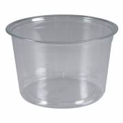 Plastbæger, ABENA Cater-Line, TowerPac, 7,8cm, Ø12cm, 500 ml, klar, RPET, med skruebund