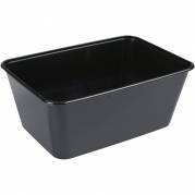 Plastbakke, 17,5x11,9x7,2cm, 950 ml, 950 ml, sort, PP, 1-rums