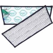 Inventarmoppe, ABENA Puri-Line, gr&aring;, mikrofiber, 30 cm, med hook'n'loop, 66% genanvendt