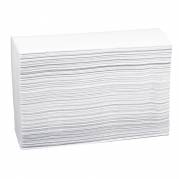 Håndklædeark, neutral, 2-lags, Z-fold, 24x20,6cm, 8 cm, hvid, nyfiber