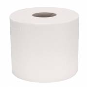 Toiletpapir, neutral, 2-lags, 33,75m x 9,8cm , Ø10cm, hvid, nyfiber