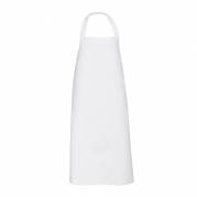 Forkl&aelig;de, B&auml;ren, 120x90cm, 350 micron, hvid, PU, s&oslash;ml&oslash;s, klik-lukning, svejset halsb&aring;nd *Denne vare tages ikke retur*