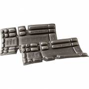 Kn&aelig;pude, ELKA, One size, gr&aring;, flergangs