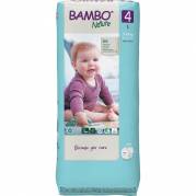 Børneble, tapeble, miljømærket, Bambo Nature, 4, tall pack, 7-14 kg