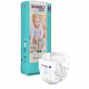 Børneble, tapeble, miljømærket, Bambo Nature, 5, tall pack, 12-18 kg