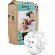 Børneble, tapeble, miljømærket, Bambo Nature, 6, papirspose, paper bag, 16+ kg