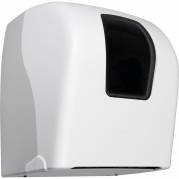 Dispenser, Classic Recycled, 23x31x33cm, hvid, plast, h&aring;ndkl&aelig;deruller m. rude