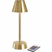 LED lampe, Duni Cordless Zelda, 32cm, Ø10,3cm, guld