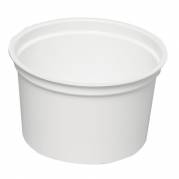 Proteseb&aelig;ger, ABENA, 6,5cm, &Oslash;9,5cm, 300 ml, hvid, PP