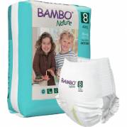 B&oslash;rneble, bukseble, milj&oslash;m&aelig;rket, Bambo Nature Pants, 8, 19+ kg