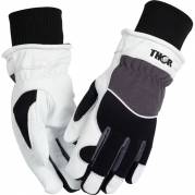 Gedeskindshandske, THOR Vinter Spandex RIB, 11, hvid, vinterhandske