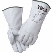 Oksespalthandske, THOR, 12, gr&aring;, oksel&aelig;der, kno forst&aelig;rkning