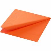 Kaffeserviet, Duni, 2-lags, 1/4 fold, 24x24cm, sun orange, nyfiber *Denne vare tages ikke retur*