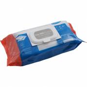 Overfladedesinfektion servietter, Hagleitner, 20x20cm, 25% klor, dispenserpakke med 100 servietter, hvid