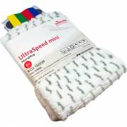 Moppe, Vileda UltraSpeed Mini, hvid, mikrofiber, 30 cm, lommer, 2 stk.
