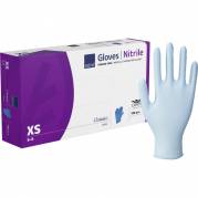 Unders&oslash;gelseshandske, XS, bl&aring;, nitril, COATS, pudderfri