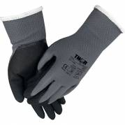Fingerdyppet nitrilhandske, THOR Flex Work, 10/XL, sort, nitril/polyester