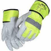 Gedeskindshandske, THOR Trafik, 8, hvid, gedeskind, rigger