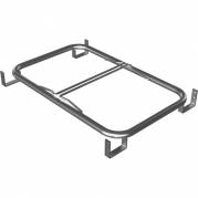 Affaldsramme, Vileda Equipe, 35x45x6cm, st&aring;l, til 2x60l poser *Denne vare tages ikke retur*