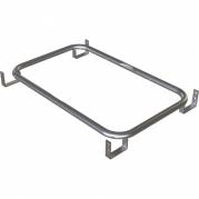 Affaldsramme, Vileda Equipe, 35x46x6cm, st&aring;l, til 1x120l pose *Denne vare tages ikke retur*