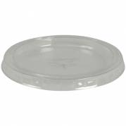 L&aring;g til portionsb&aelig;ger, &Oslash;7cm, klar, PLA, snap-on, rund