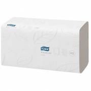 Håndklædeark, Tork H2 Advanced, 2-lags, W-fold, 32x21,2cm, 8 cm, hvid, blandingsfibre