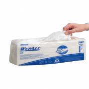 Industriaftørring, Kimberly-Clark Wypall L70, 1-lags, 38x42cm, hvid, papir;polyester *Denne vare tages ikke retur*