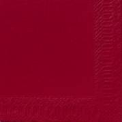 Frokostserviet, Duni, 2-lags, 1/4 fold, 33x33cm, bordeaux, nyfiber *Denne vare tages ikke retur*