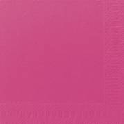 Frokostserviet, Duni, 3-lags, 1/4 fold, 33x33cm, fuchsia, nyfiber *Denne vare tages ikke retur*