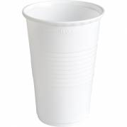 Drikkebæger, ABENA Gastro, 9,8cm, Ø7cm, 20 cl, 23 cl, hvid, PP, m/riller