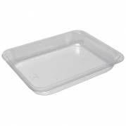 Bakke, C 2227-1E, 22,7x17,8x3,5cm, 1035 ml, klar, APET, 1-rums, standard serie, hovedret