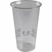 Drikkeglas Straight Wall, ABENA Gastro, 14,5cm, Ø9,27cm, 50 cl, 55 cl, klar, RPET