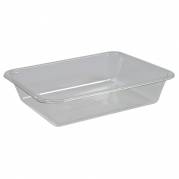 Bakke, K 2227-1D, 22,7x17,8x5cm, 1415 ml, klar, APET, 1-rums, standard serie, hovedret