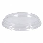 L&aring;g til portionsb&aelig;ger, klar/transparent, PET, rund,