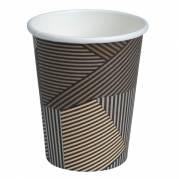 Kaffebæger Lines, ABENA Gastro, 13,2cm, Ø9cm, 48 cl, 49 cl, brun, pap/PE, 16 oz