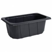 Bakke, 26,5x16,2x10cm, 2600 ml, sort, PP, 1-rums, 1/4 GN *Denne vare tages ikke retur*