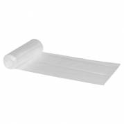 Spandepose, dobbelt C-fold, 50 l, klar, HDPE/virgin, 65x70cm