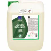 T&oslash;jvask, Abena Puri-Line, 10 l, flydende, kul&oslash;rt og hvidt, uden farve og parfume