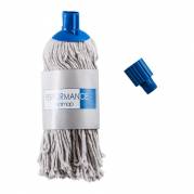 Rundmop, Performance, hvid, bomuld/polyester