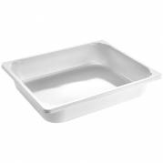 Bakke, C 2325-1C, 32,5x26,5x6cm, 3885 ml, hvid, CPET, 1-rums, standard serie, 1/2 GN