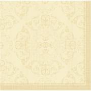 Middagsserviet, Dunilin Opulent Spring, 1/4 fold, 40x40cm, creme, airlaid *Denne vare tages ikke retur*