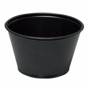 Portionsb&aelig;ger, ABENA Cater-Line, 4,6cm, &Oslash;7,4cm, 113 ml, 120 ml, sort, PP, 120 ml, 4 oz
