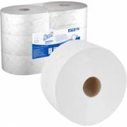 Toiletpapir, Kimberly-Clark Scott, 2-lags, 314m x 10,6cm, hvid, genanvendt papir *Denne vare tages ikke retur*