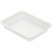 Bakke, Duni Ecoecho, 227x178x40mm, 1115 ml, hvid, bioplast, 1-rums *Denne vare tages ikke retur*